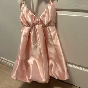 HONEY light pink bubble dress